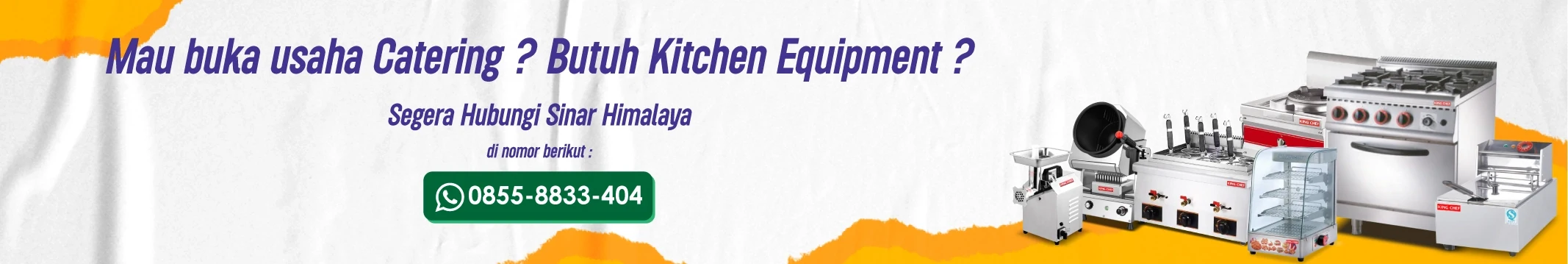 CTA Banner Kitchen Equipment