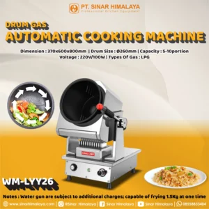 WM-LYY26-GS 260MM DRUM GAS AUTOMATIC COOKING MACHINE - Gambar 2