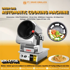 WM-LYY36-GS 360MM DRUM GAS AUTOMATIC COOKING MACHINE - Gambar 2