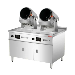 WM-LYY36-GS-2 DOUBLE 360MM DRUM GAS AUTOMATIC COOKING MACHINE