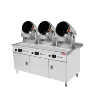 WM-LYY36-GS-3 THREE 360MM DRUM GAS AUTOMATIC COOKING MACHINE