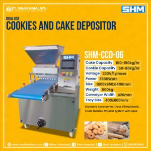 SHM-CCD-06 DUAL USE COOKIES AND CAKE DEPOSITOR - Gambar 2