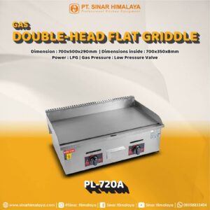 PL-720A GAS DOUBLE-HEAD FLAT GRIDDLE - Gambar 2