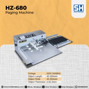 HZ-680 PAGING MACHINE - Gambar 2