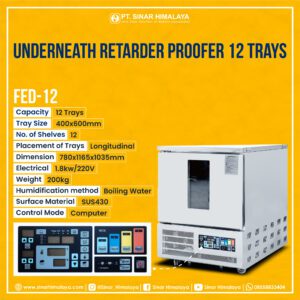 FED-12 UNDERNEATH RETARDER PROOFER 12 TRAYS - Gambar 2