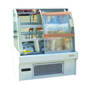 Jual Tsr3-F4 M5 Curved Cake Showcase Front Open White Marble