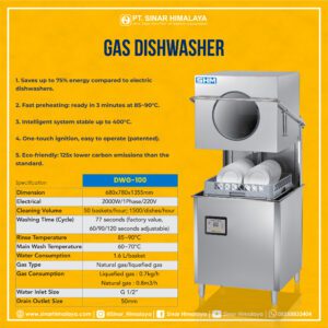 DWG-100 DISHWASHER DOOR-TYPE (BUTTON) - Gambar 2