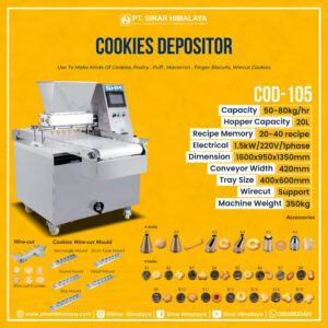 COD-105/NB-01 COOKIE MACHINE (3 SETS OF NOZZLES) - Gambar 2