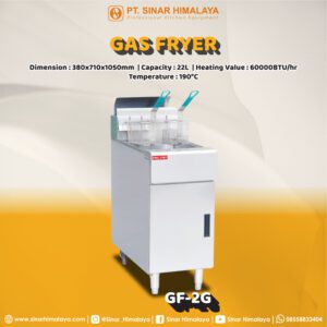 GF-2G FRYER (FREE STANDING, GAS) - Gambar 2
