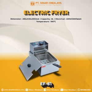 EF-81 FRYER (TABLE TOP, ELECTRIC) - Gambar 2