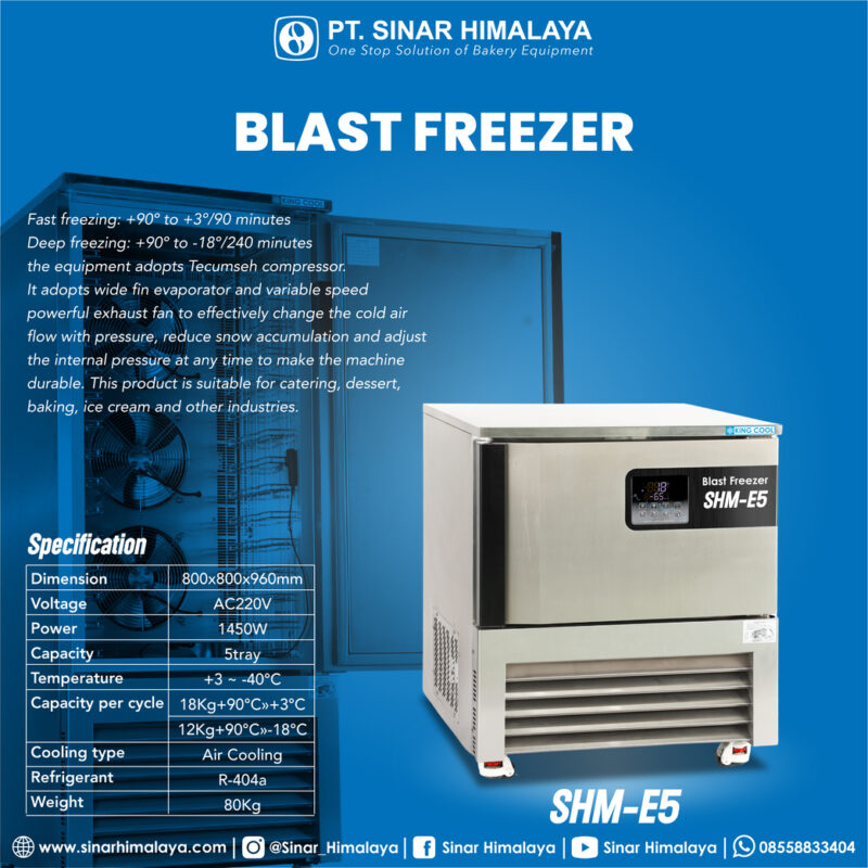 SHM-E5 BLAST FREEZER - Gambar 2