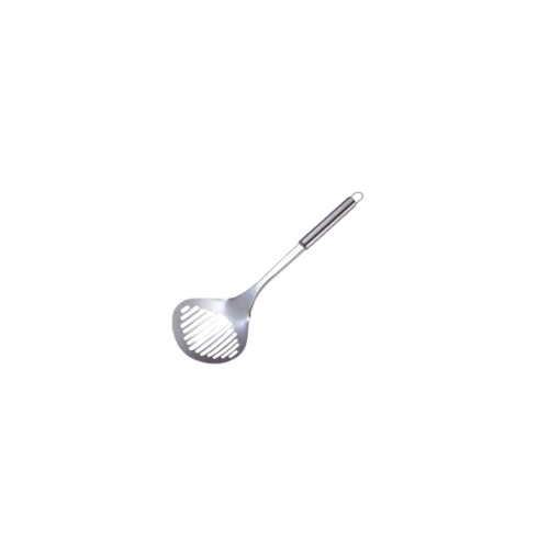 STEEL SLOTTED LADLE (ROUND HANDLE)