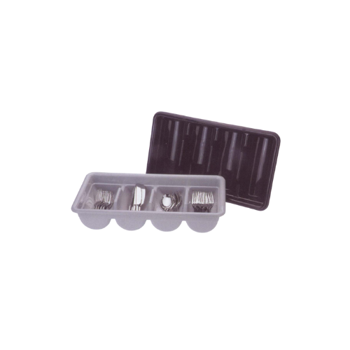 8673 PE FOUR COMPARTMENT CUTLERY BOX