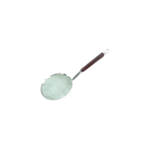 FRYER STRAINER (WOODEN HANDLE) DENSED MESH (8")