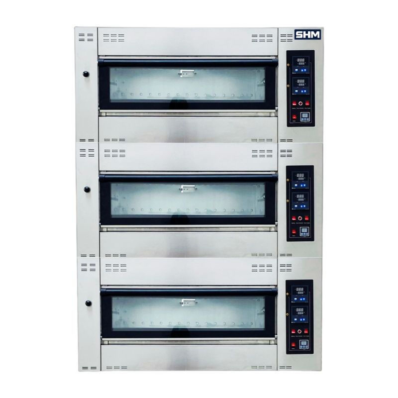 SHM-60EL ELECTRIC DECK OVEN (3 DECK 6 TRAYS)