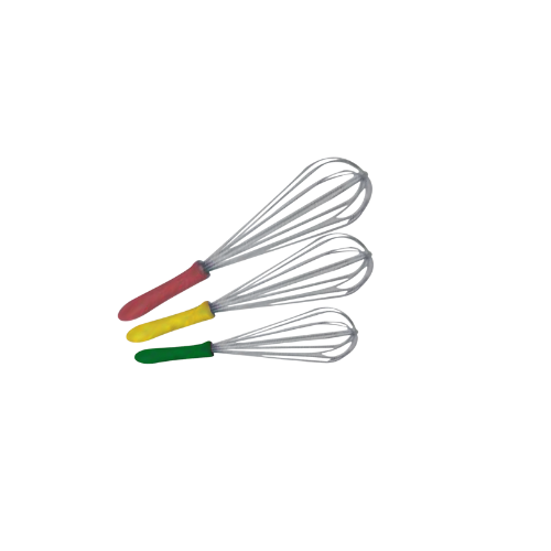 10705010 RAINBOW EGG WHISK - SET OF 3 PCS W/ PLASTIC HANDLE