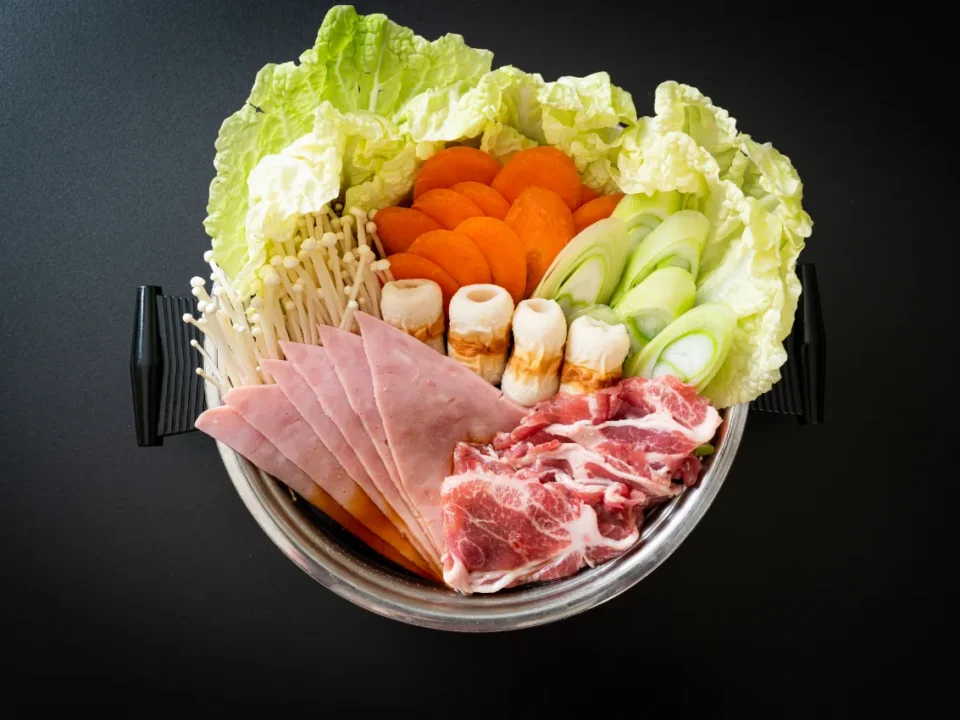 cara memotong daging sapi untuk sukiyaki