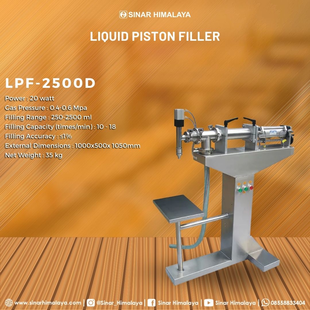 LPF-2500D LIQUID PISTON FILLER WITH DOUBLE NOZZLES - Gambar 2